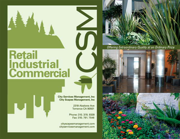 City Services Management Flyer Front