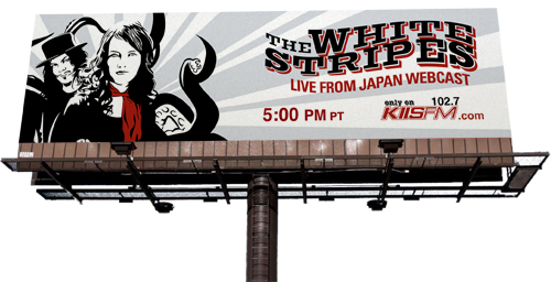 White Stripes Billboard